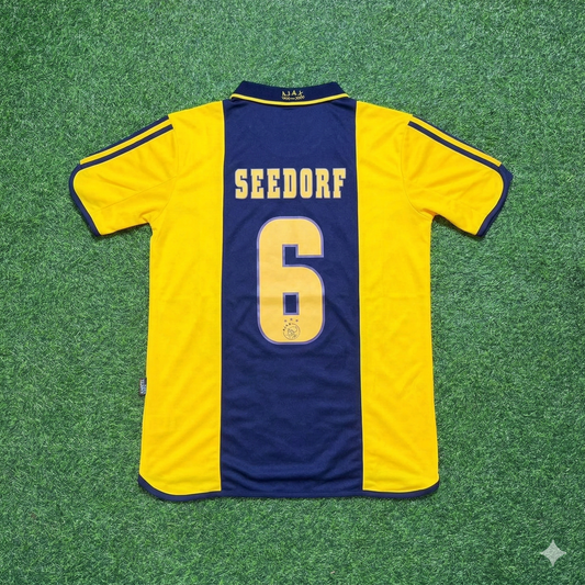 Clarence Seedorf Ajax Retro Yellow Football Jersey