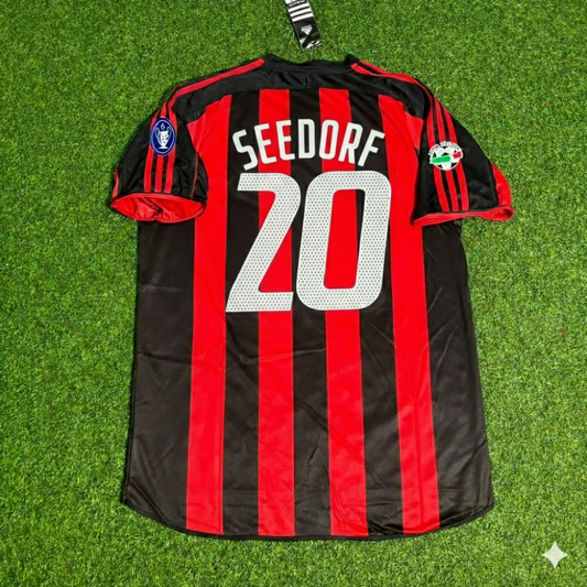 Clarence Seedorf Milan 2003/2004 Home Retro Football Jersey