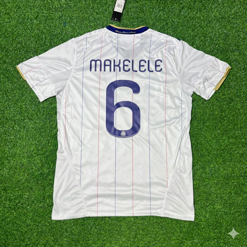 Claude Makelele France EURO 2004 Retro Football Jersey Kit