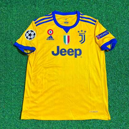 Claudio Marchisio Juventus 2017-2018 Yellow Retro Football Jersey