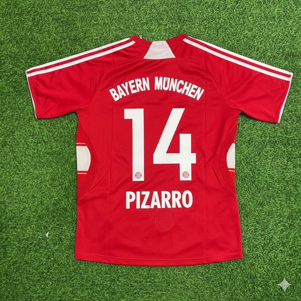 Claudio Pizarro Bayern Munich 2007–2009 Retro Football Jersey Kit