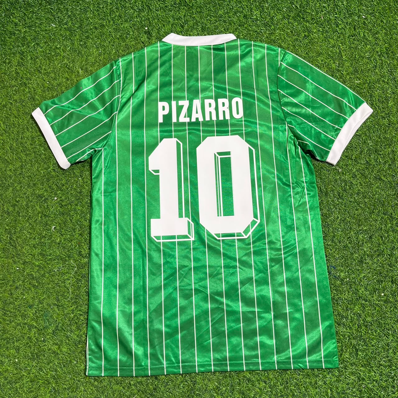 Maillot de football rétro domicile commémoratif Claudio Pizarro Werder Brême