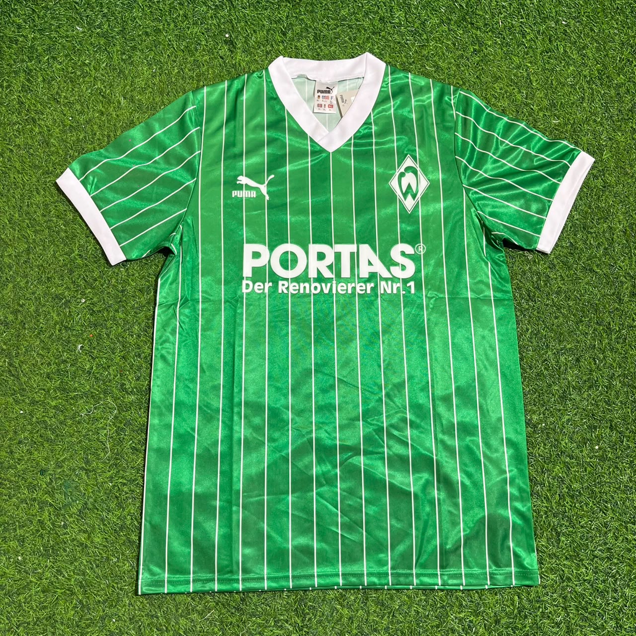 Maillot de football rétro domicile commémoratif Claudio Pizarro Werder Brême