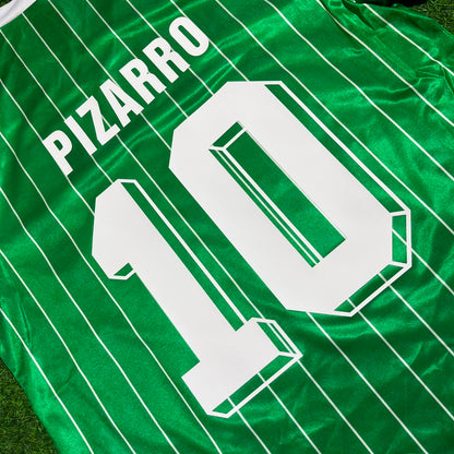 Maillot de football rétro domicile commémoratif Claudio Pizarro Werder Brême