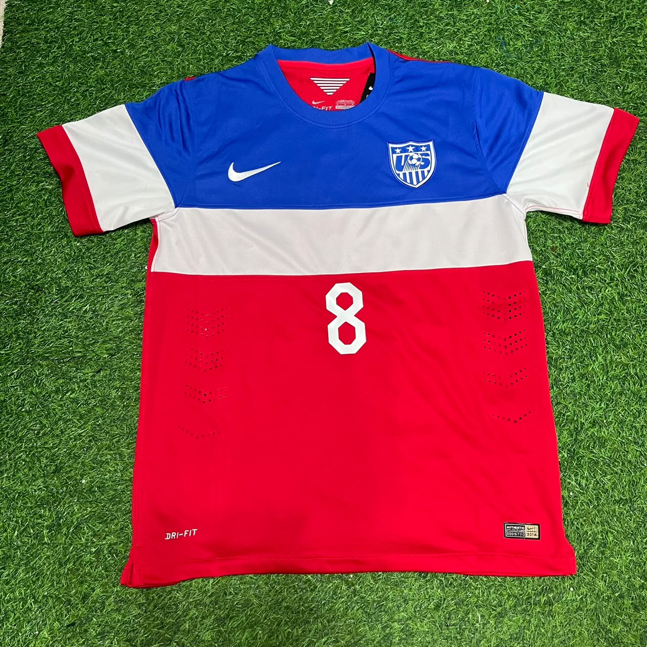 Maillot de football rétro Clint Dempsey USA Saison 2014 Extérieur