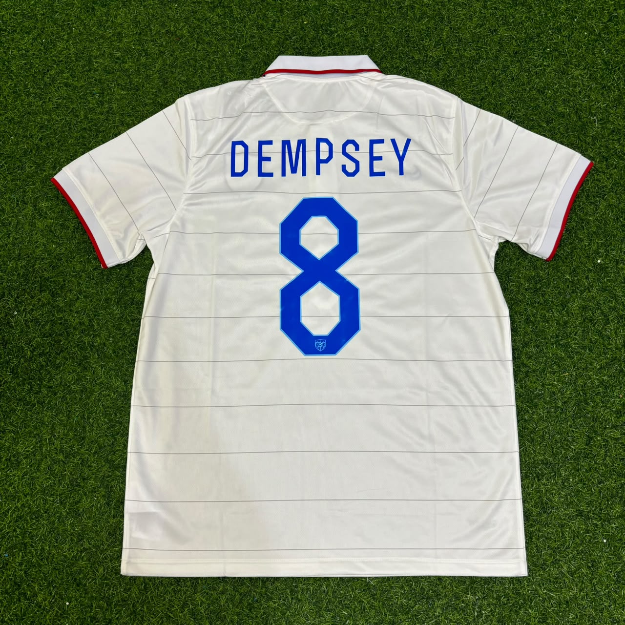Clint Dempsey USA 2014 World Cup White Football Jersey Kit