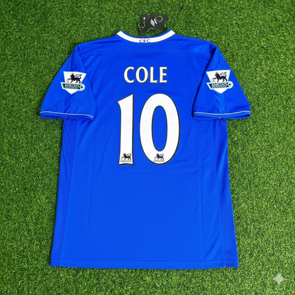 Joe Cole Chelsea 2003 2005 Season Home Navy Blue Retro Jersey Trikot Soccer Shirt