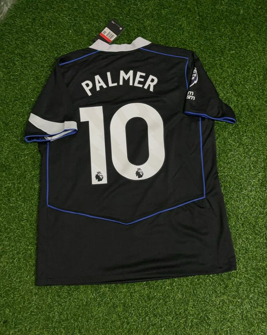 Cole Palmer Chelsea Black New Season Football Jersey Kit