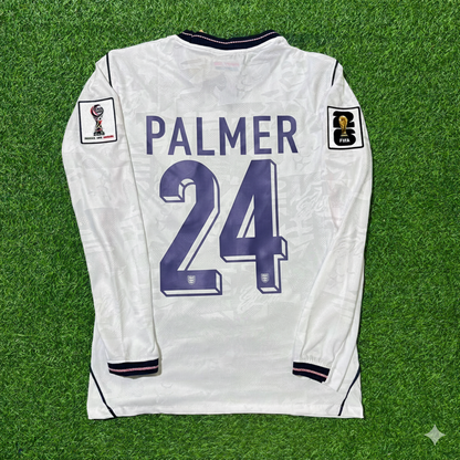 Cole Palmer 24- England 2026 World Cup Long Sleeve Kit Jersey Trikot Maillot