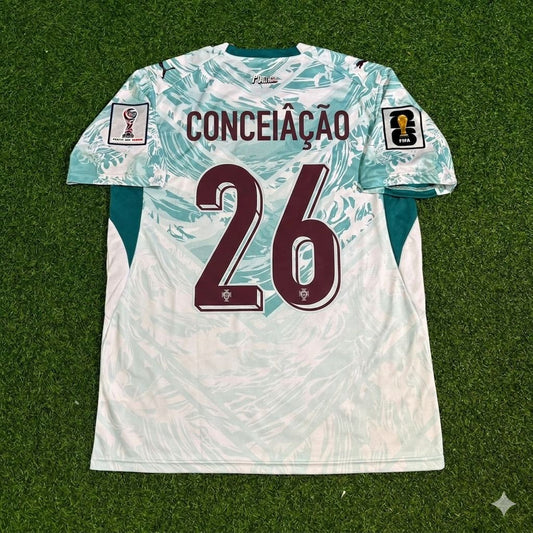 Francisco Conceição Portugal 2026 World Cup White Away Football Jersey