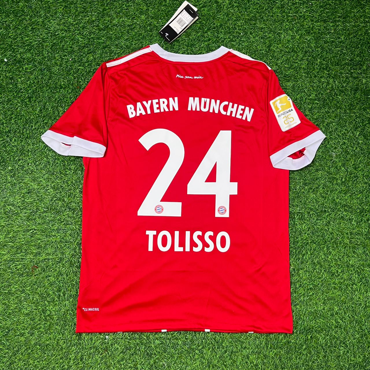 Corentin Tolisso Bayern Munich 2017-2018 Retro Home Jersey