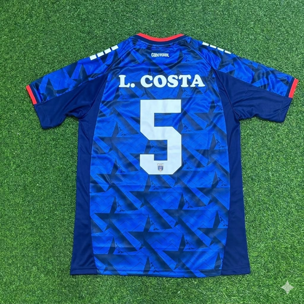 Logan Costa Cape Verde World Cup 2026 Home Football Jersey Shirt Trikot Maillot