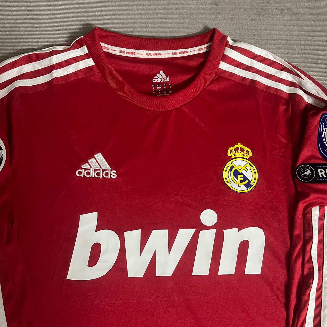 Cristiano Ronaldo Real Madrid Red Retro Jersey Trikot Maglia