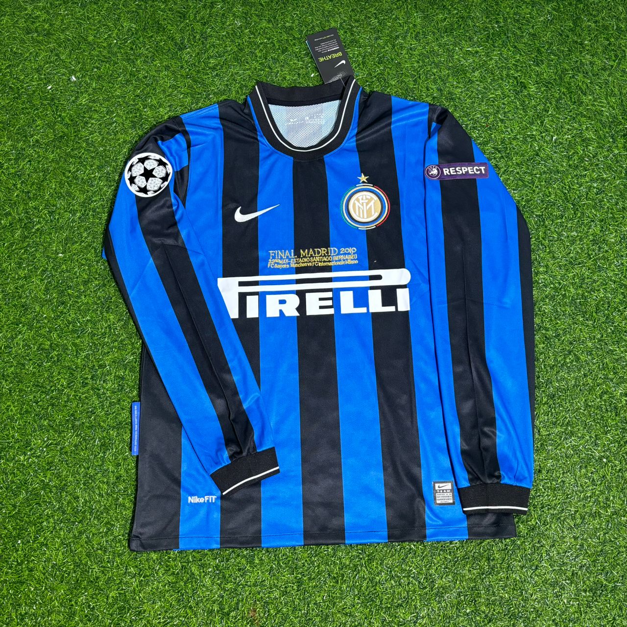 Cristian Chivu - Inter 2010 Champions League Final Jersey Trikot Maillot Maglia Soccer Shirt