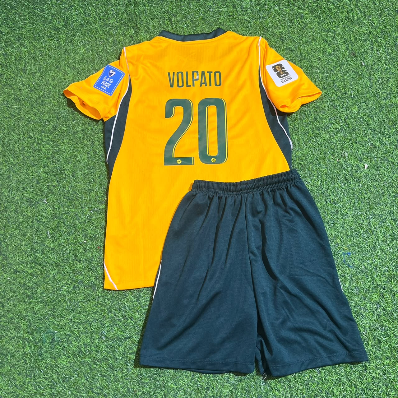 Cristian Volpato Australia 2026 World Cup Kids Football Jersey