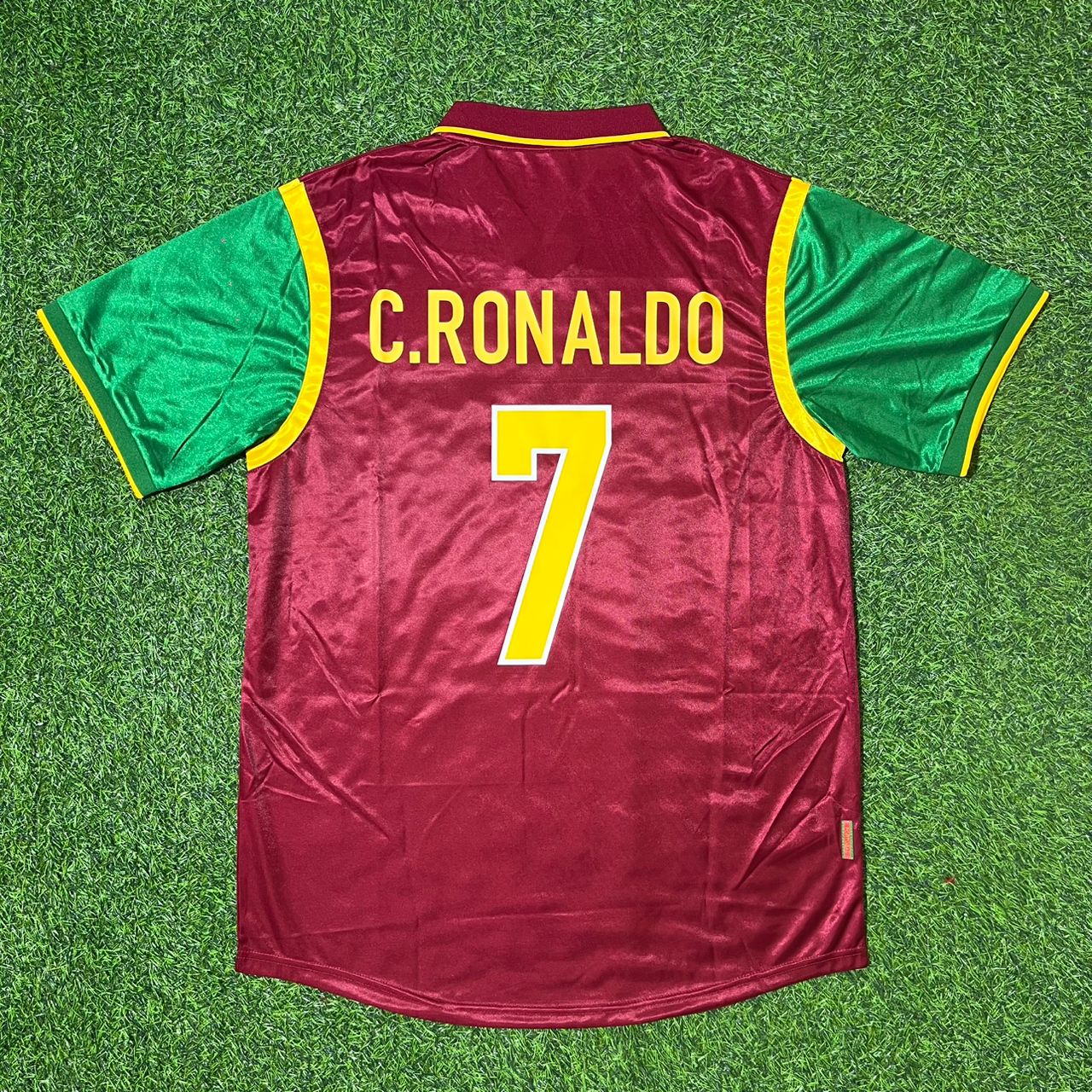 Cristiano Ronaldo #7 Portugal 2003 International Debut Retro Jersey