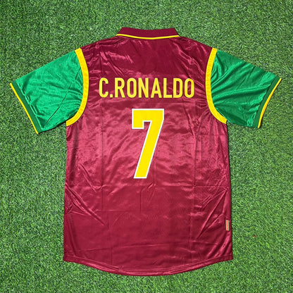 Cristiano Ronaldo #7 Portugal 2003 International Debut Retro Jersey