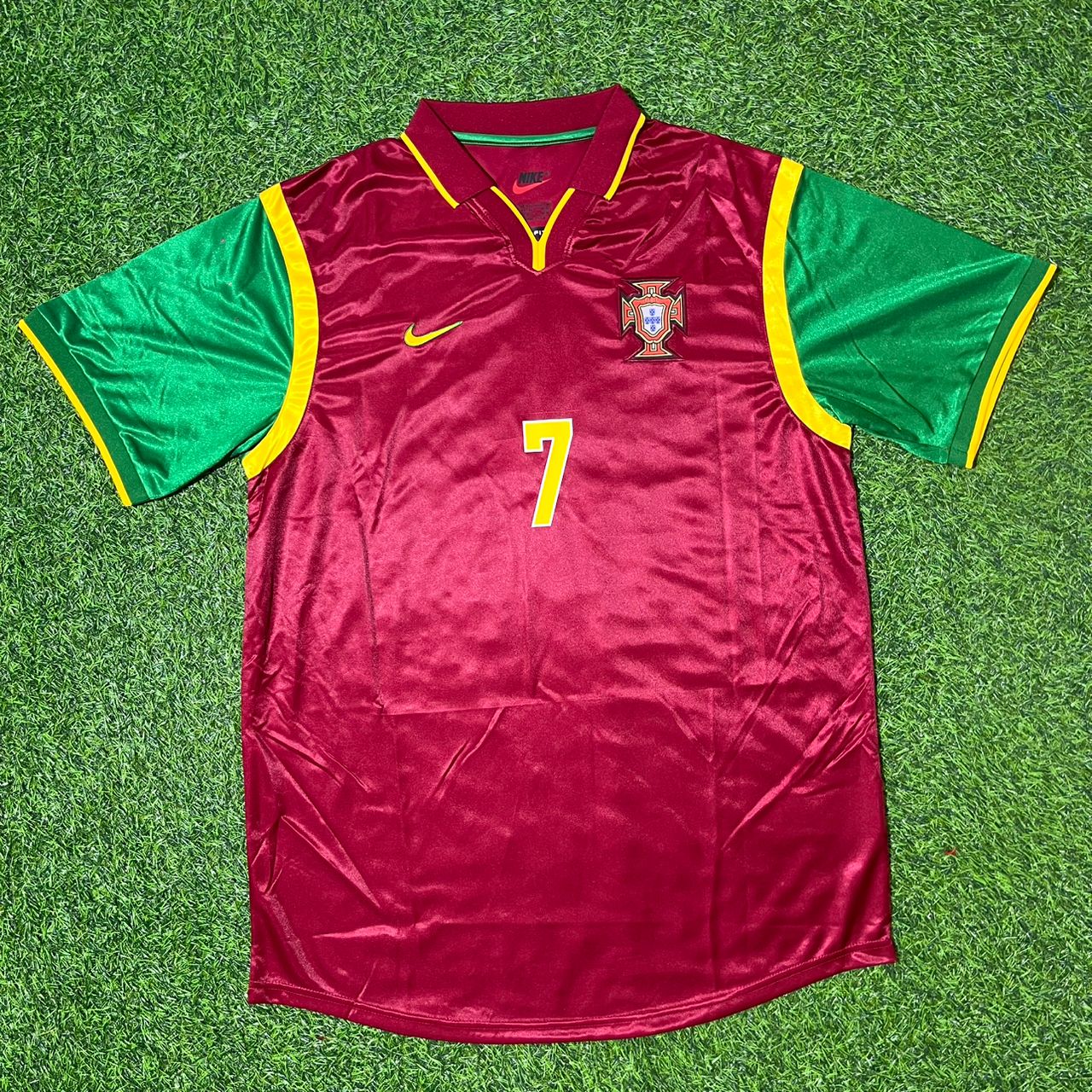 Cristiano Ronaldo #7 Portugal 2003 International Debut Retro Jersey