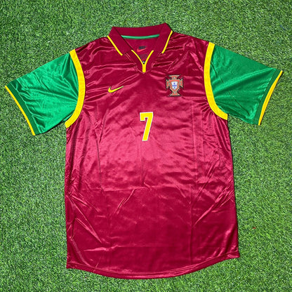 Cristiano Ronaldo #7 Portugal 2003 International Debut Retro Jersey