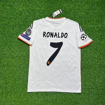 Cristiano Ronaldo 7- Real 2014 CL FINAL Jersey Soccer Shirt