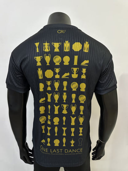 Cristiano Ronaldo CR7 Special Edition Black Jersey Trikot Maillot