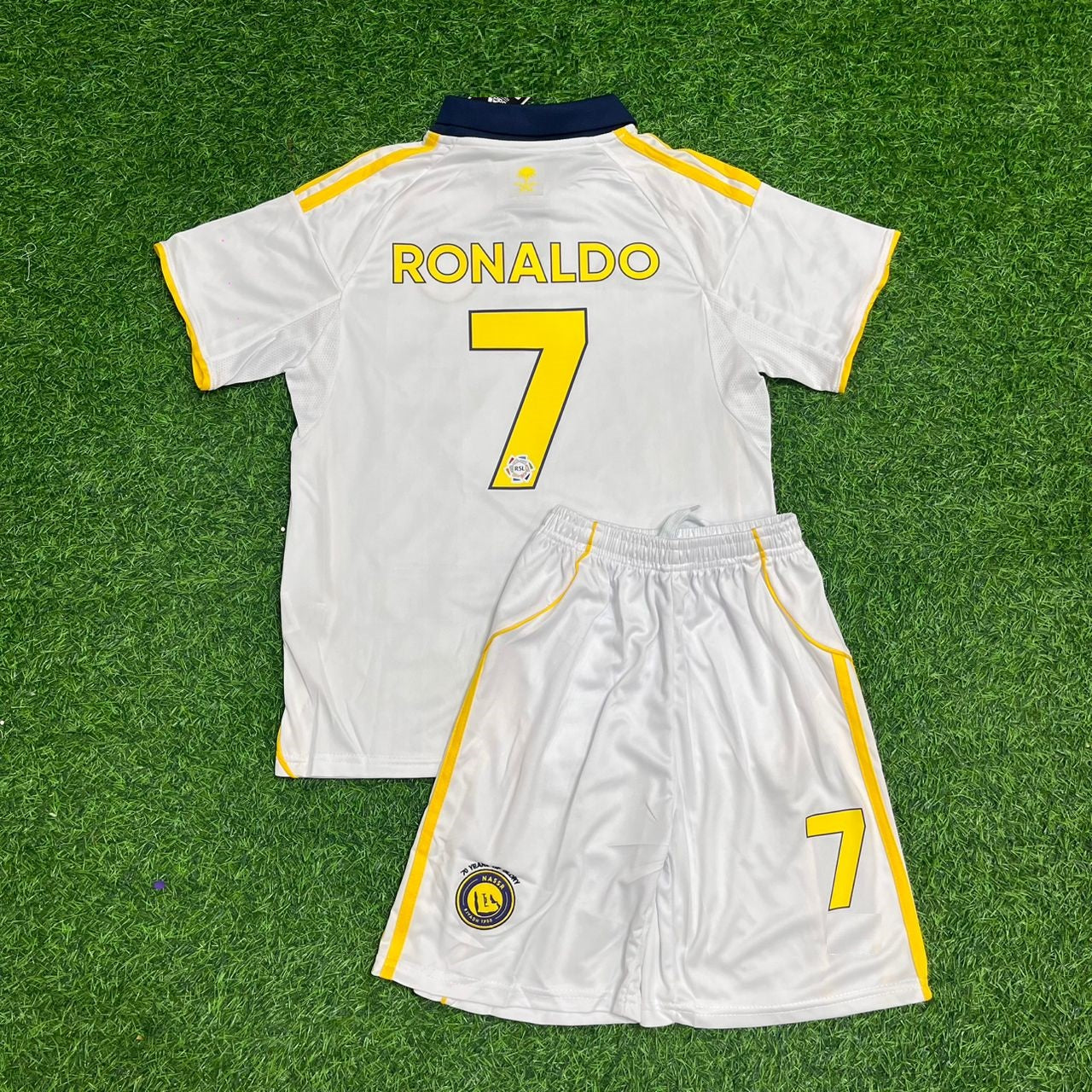 Cristiano Ronaldo Al Nassr New Season White Football Jersey Kit