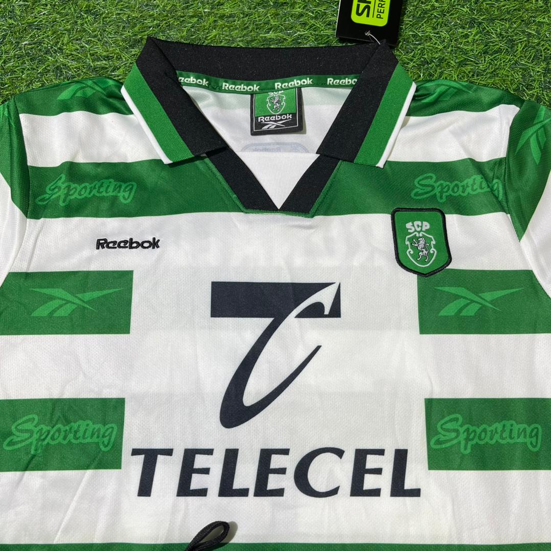 Cristiano Ronaldo First Football Team Sporting CP Lisbon Football Jersey Kit