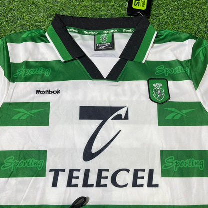 Cristiano Ronaldo First Football Team Sporting CP Lisbon Football Jersey Kit