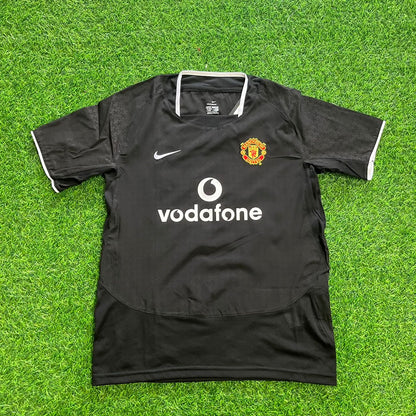 Cristiano Ronaldo Manchester United 2003 2004 Retro Black Jersey Trikot
