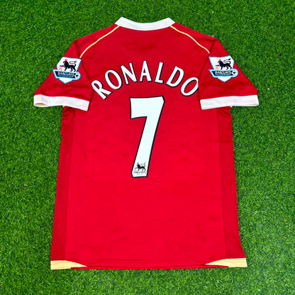 Cristiano Ronaldo #cr7 Manchester United 2006/07 Red Jersey Trikot Maglia