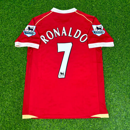 Cristiano Ronaldo #cr7 Manchester United 2006/07 Red Jersey Trikot Maglia