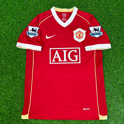 Cristiano Ronaldo #cr7 Manchester United 2006/07 Red Jersey Trikot Maglia