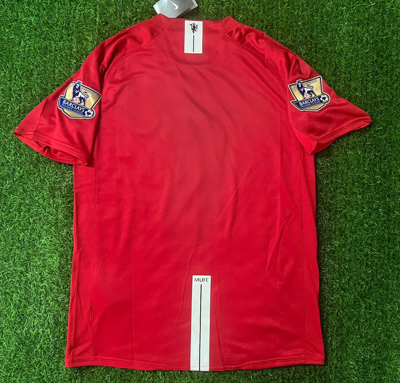Manchester United 2007 2008 EPL Retro Red Jersey Trikot