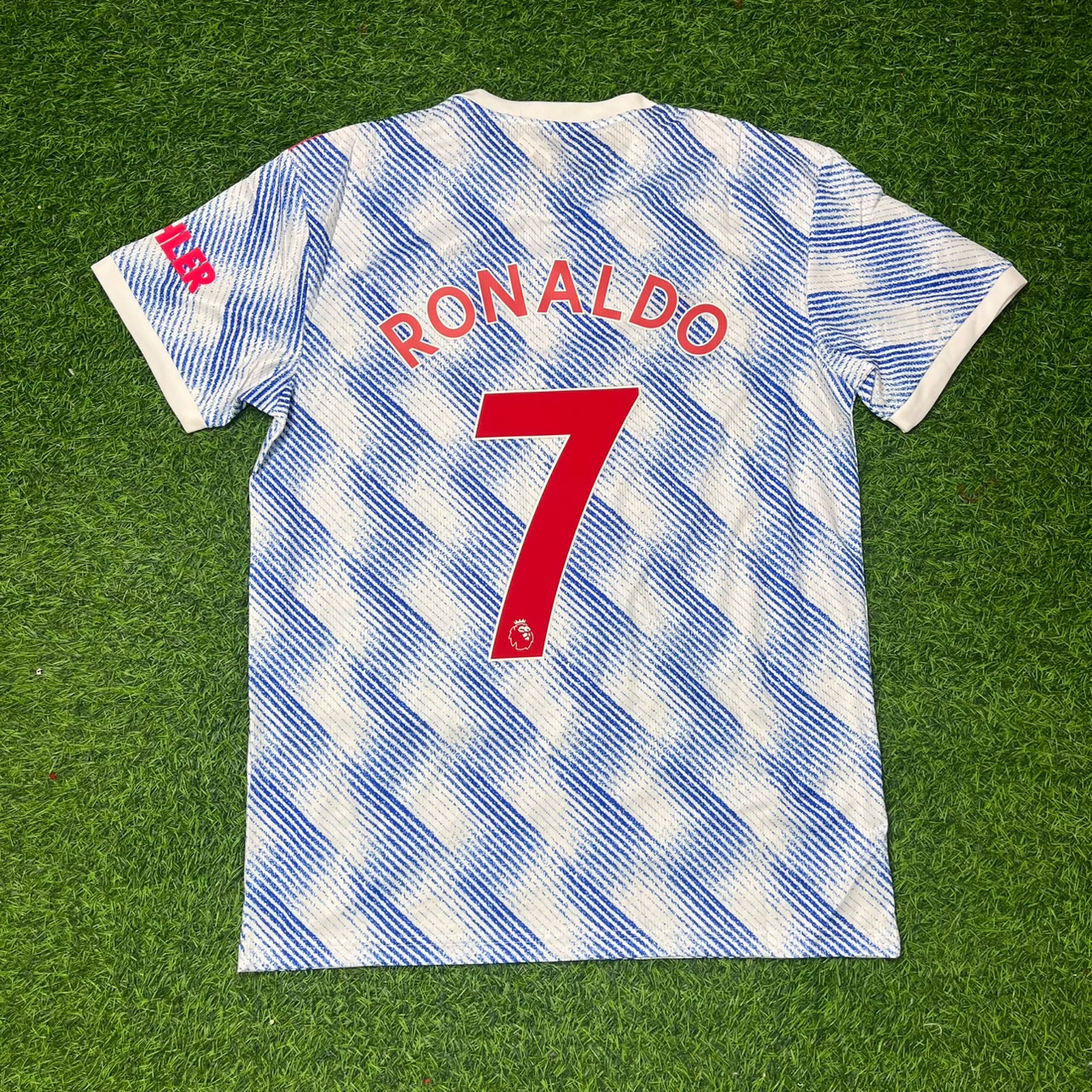 Cristiano Ronaldo Manchester United 2021-2022 Final Season Away Retro Football Jersey