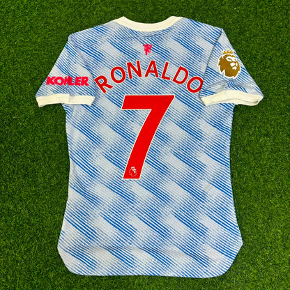 Cristiano Ronaldo Manchester United 2021-2022 Auswärtstrikot der letzten Saison