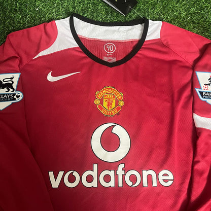 Cristiano Ronaldo Manchester United 2005 EPL Patch Retro Kit Trikot Trikot Maillot Fußballshirt