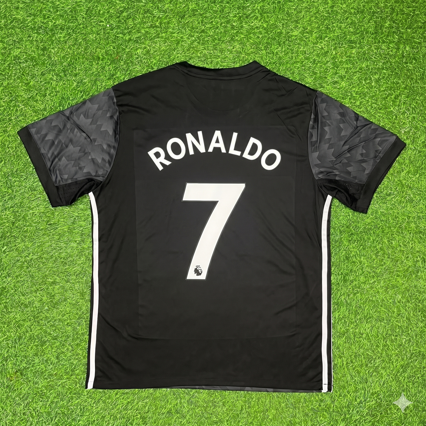 Cristiano Ronaldo Manchester United Black Retro Football Jersey