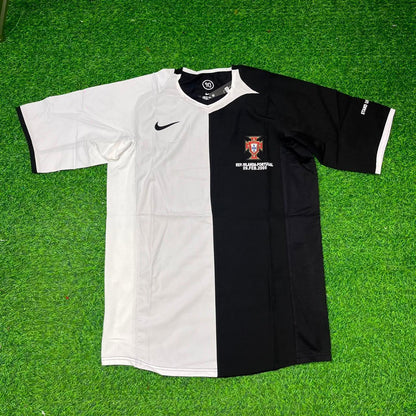 Cristiano Ronaldo Portugal 2005 Special White and Black Retro Football Jersey Kit