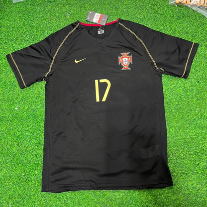 Cristiano Ronaldo #cr7 - Maillot Noir Coupe du Monde Portugal 2006 Trikot 