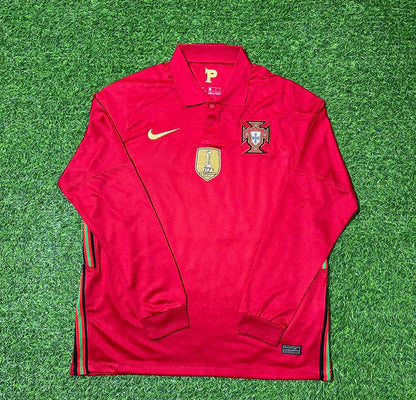 Pepe Portugal Euro 2020 Long Sleeve Football Jersey Kit