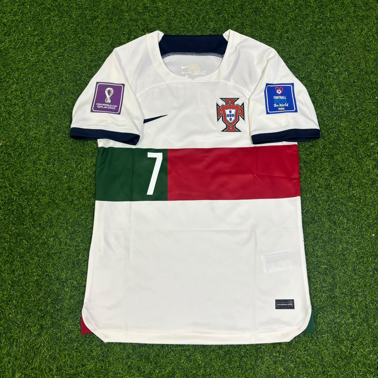 Cristiano Ronaldo Portugal 2022 World Cup Qatar Retro Jersey Trikoy