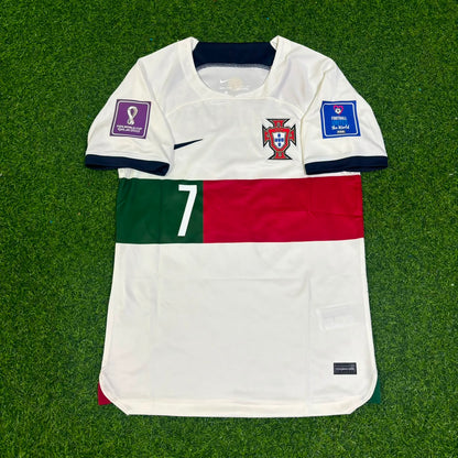 Cristiano Ronaldo Portugal 2022 World Cup Qatar Retro Jersey Trikoy