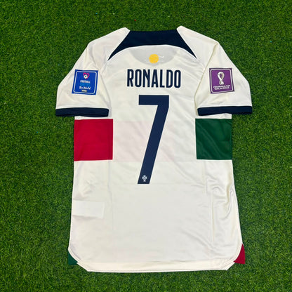 Cristiano Ronaldo Portugal 2022 World Cup Qatar Retro Jersey Trikoy
