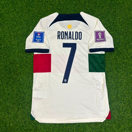 Cristiano Ronaldo Portugal 2022 World Cup Qatar Retro Jersey Trikoy
