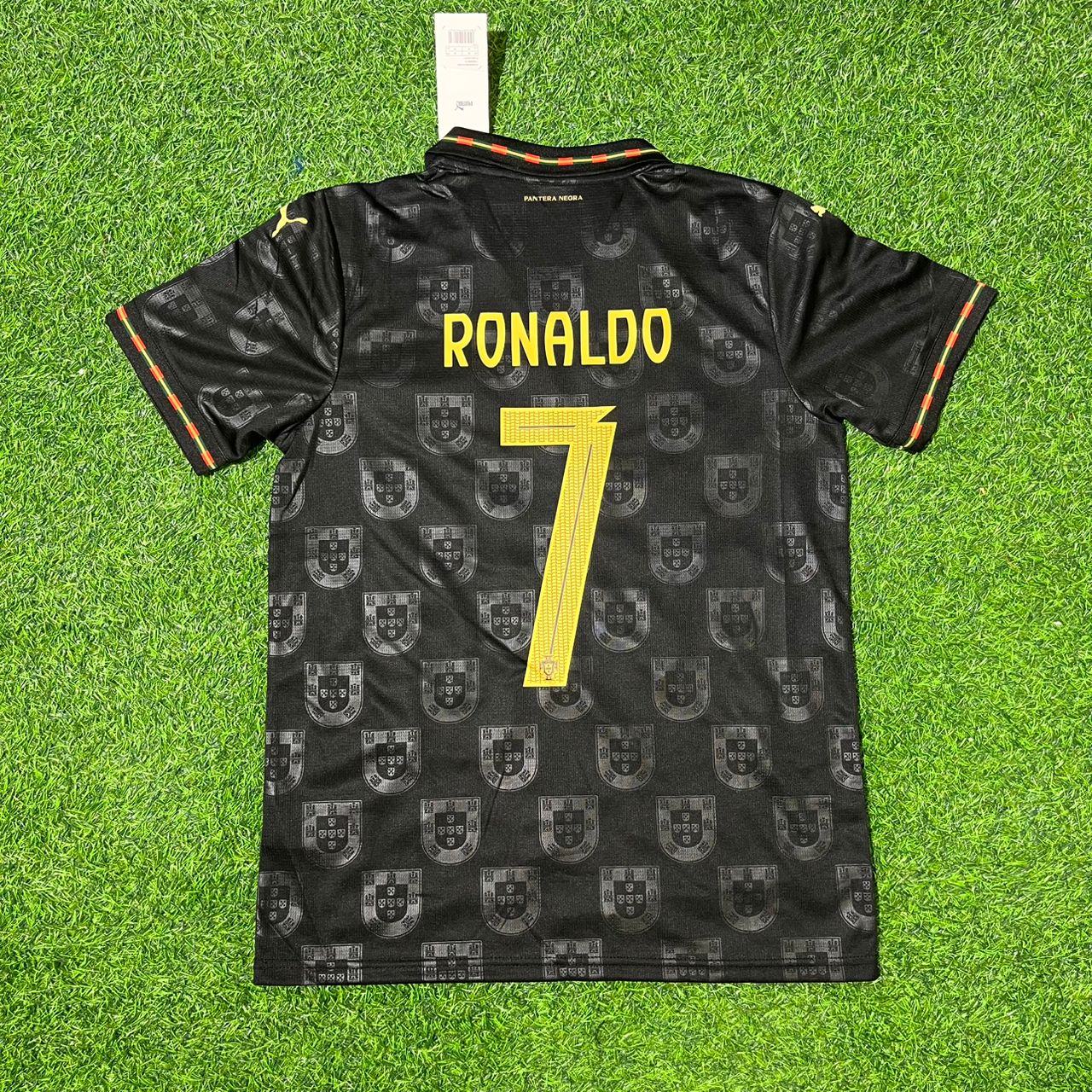 Cristiano Ronaldo Portugal 2025/26 New Season Black Football Jersey Kit