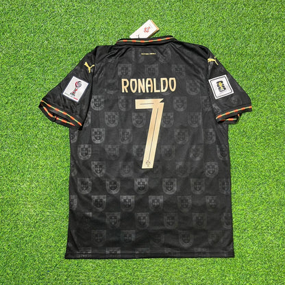Cristiano Ronaldo Portugal 2026 World Cup Black Football Jersey
