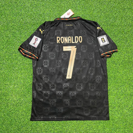 Cristiano Ronaldo Portugal 2026 World Cup Black Football Jersey