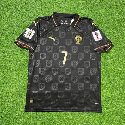 Cristiano Ronaldo Portugal 2026 World Cup Black Football Jersey