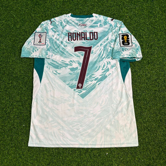 Cristiano Ronaldo Portugal 2026 World Cup White Away Football Jersey