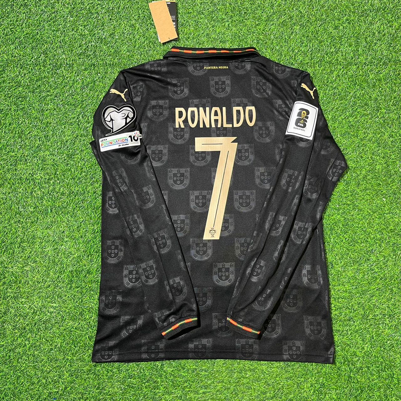Cristiano Ronaldo Portugal 2026 World Cup Home Long Sleeve Jersey Trikot Maillot